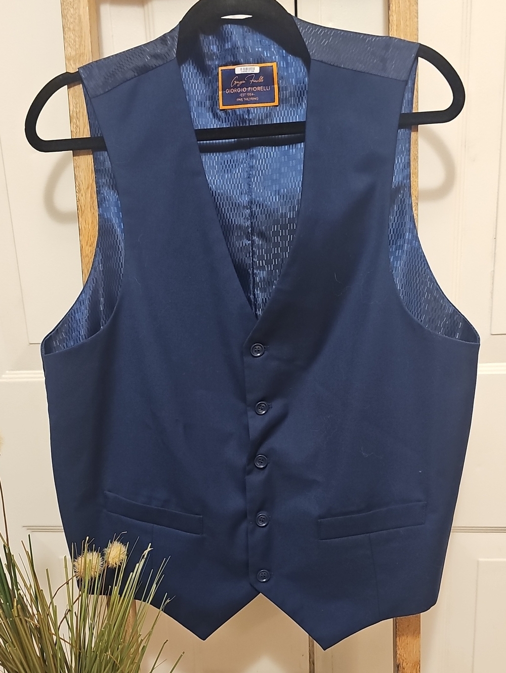 Giorgio Fiorelli Classic Navy Men's Dress Vest